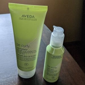 Aveda Be Curly curl enhancer and style prep